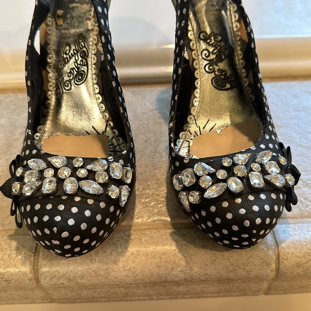 SALE! Sexy Rhinestone Polka Dot Heels - Picture 6 of 6